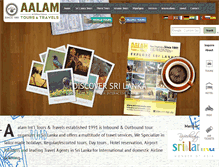 Tablet Screenshot of aalamtravels.com